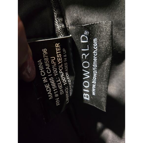 Harry Potter Bioworld Quidditch Navy & Gold Hogwarts Wizard Mini Backpack *EUC* - Picture 10 of 11